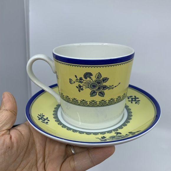 A Cup and Saucer From the Albany Pattern by Spode. - Etsy Spode Albany Cups/Saucers